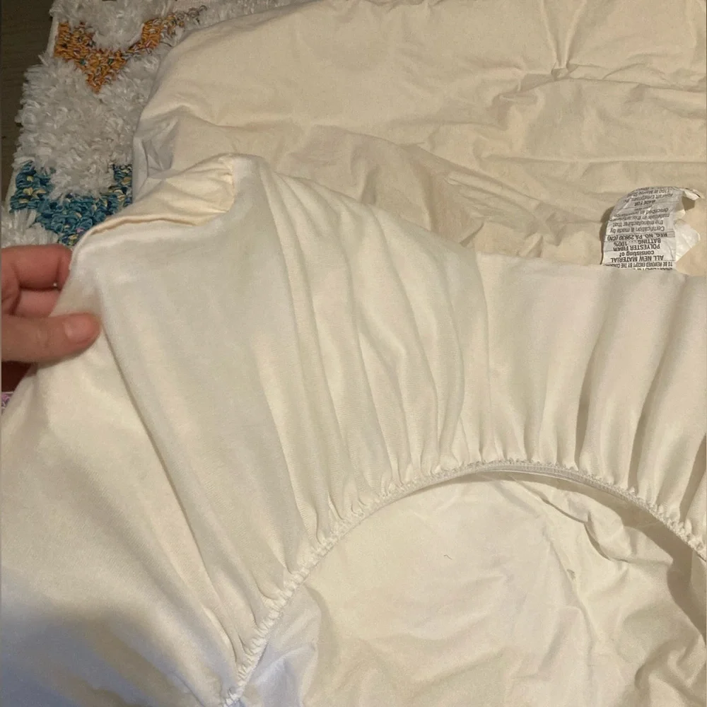 Perfectly cozy crib mattress pad